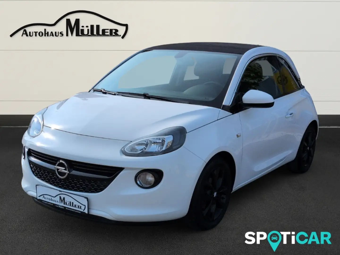 Opel Adam Open Air 1.4 SHZ LHZ Apple CarPlay Android Auto SD Weiß - 1