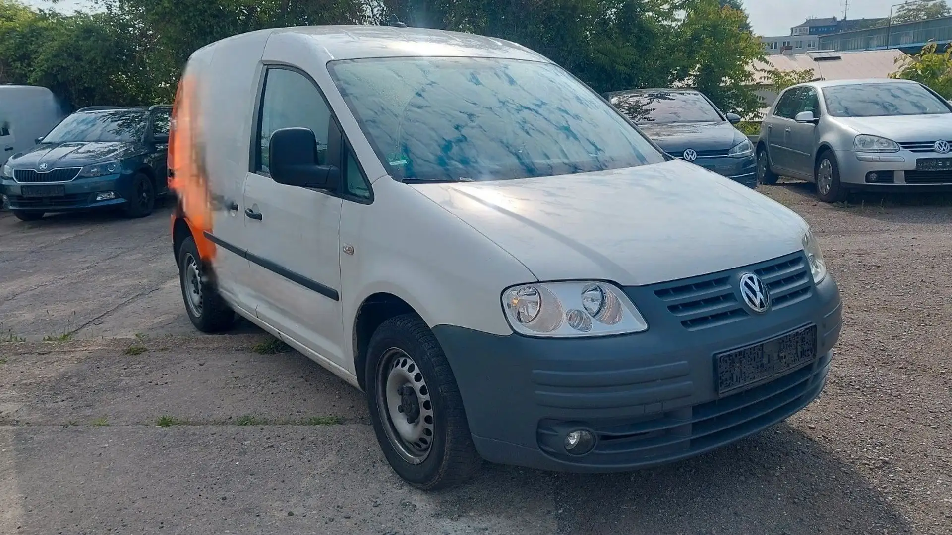 Volkswagen Caddy Kasten EcoFuel CNG Klima/Parkhilfe/Flügelt Weiß - 1