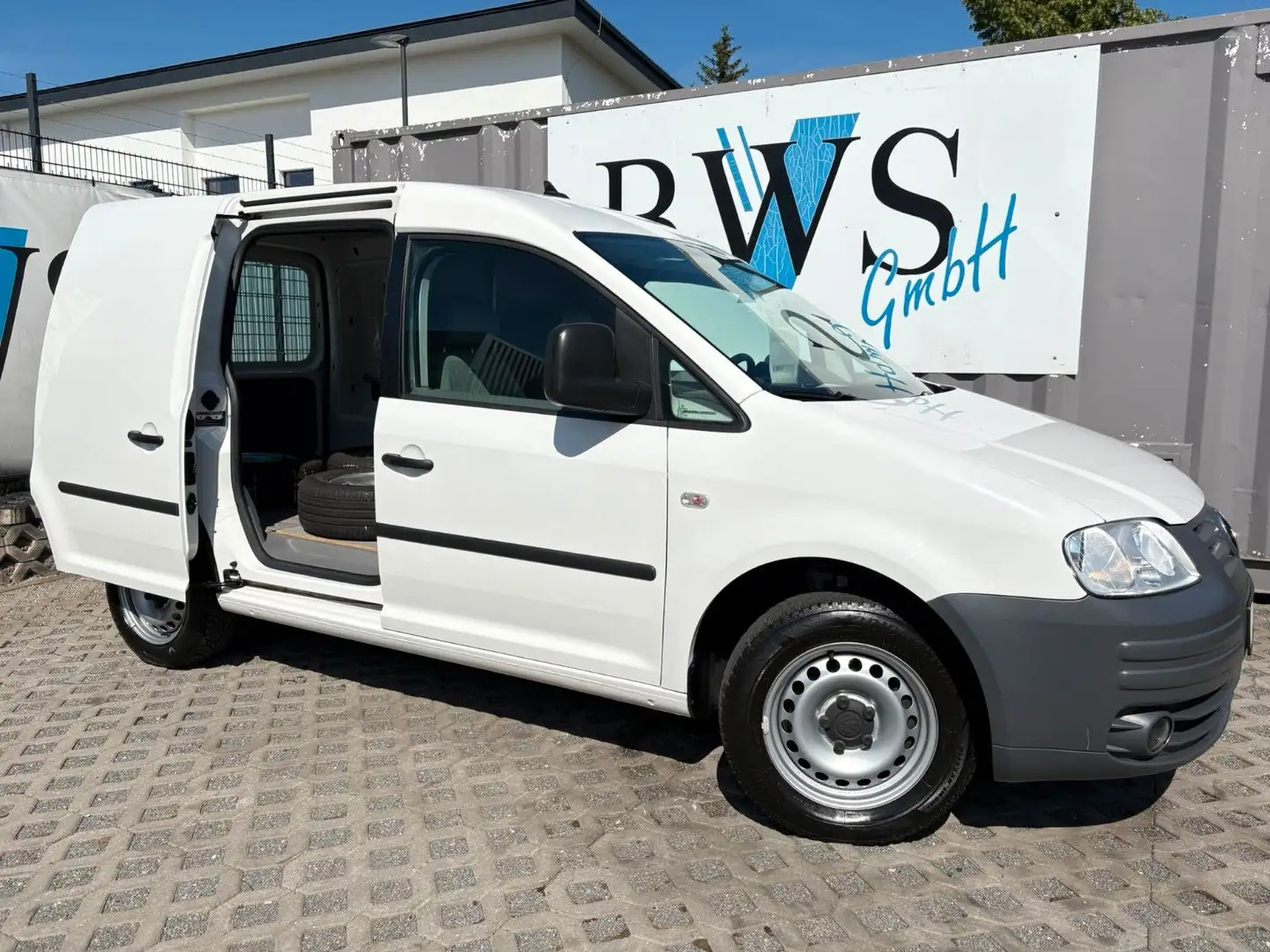 Volkswagen Caddy Kasten EcoFuel Klima/Parkhilfe/Flügeltüren Weiß - 2
