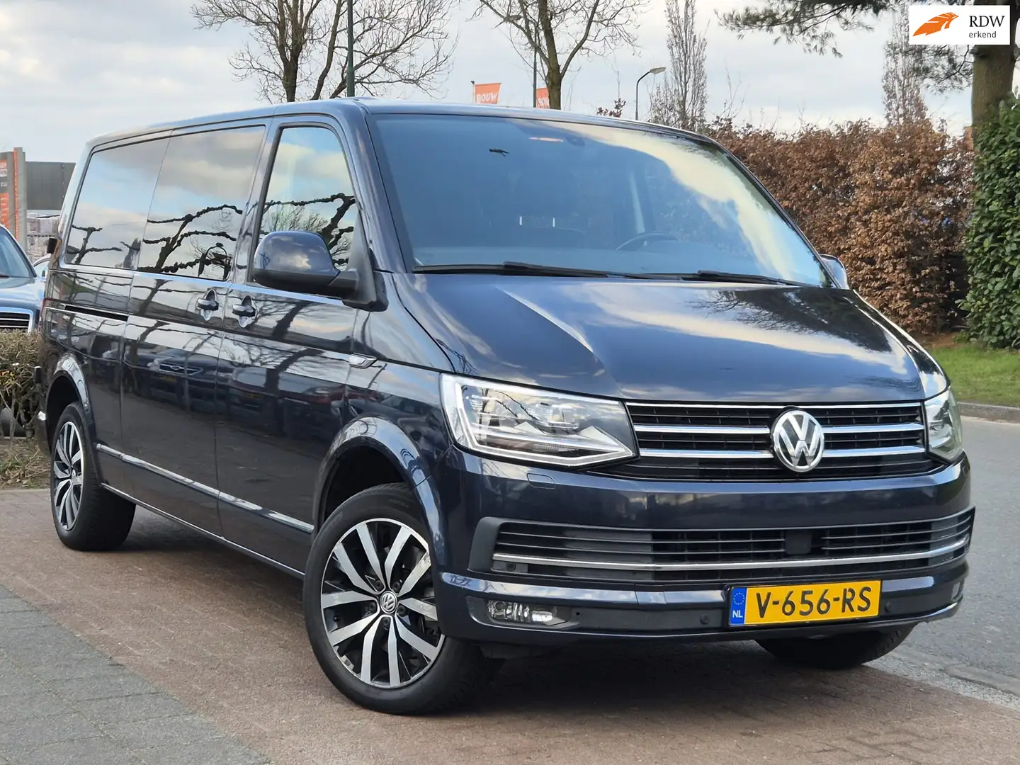 Volkswagen Transporter 2.0Tdi L2H1 4Motion Highline!|AUTOMAAT| -MARGE- I Blauw - 1