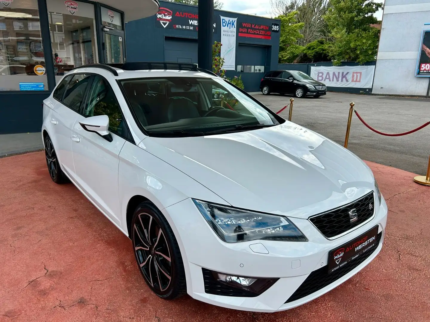 SEAT Leon ST FR. SHZ. LED. NAVI. 2. Hand Blanc - 1