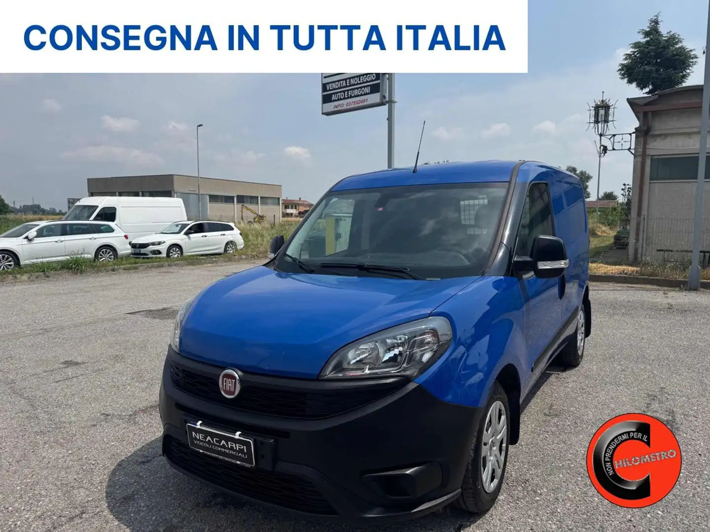 Fiat Doblo 1.6 MJT 105 CV 3 POSTI(PC TN)-NAVI-CRUISE-E6D-N1- Blu/Azzurro - 1