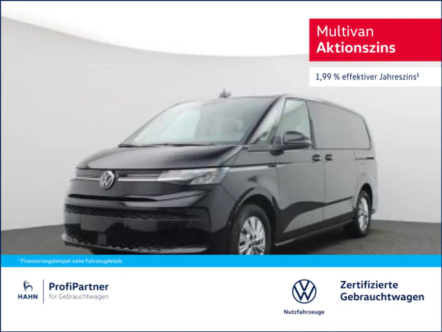 Volkswagen T7 Multivan Life LÜ 2,0TDI 110kW NAVI GJR KAMERA Schwarz - 1