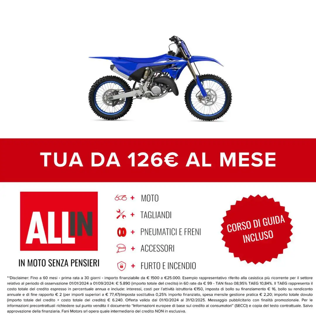 Yamaha YZ 125 Icon Blue Grigio - 2