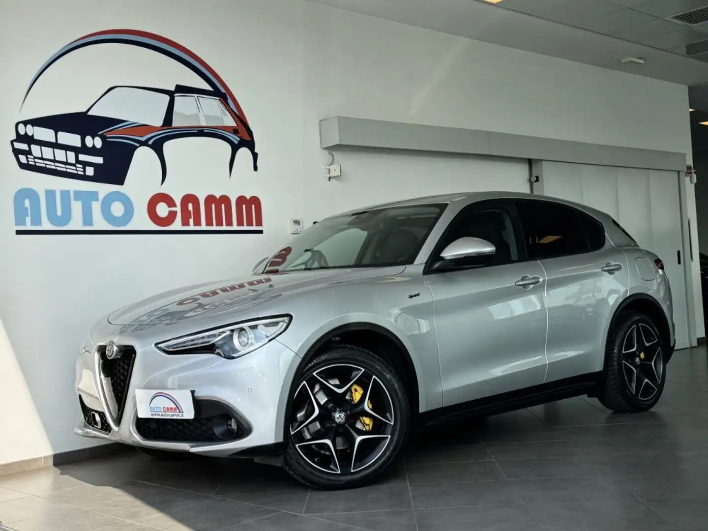 Alfa Romeo Stelvio 2.2 Turbodiesel 190 CV AT8 Q4 Sprint Silber - 1