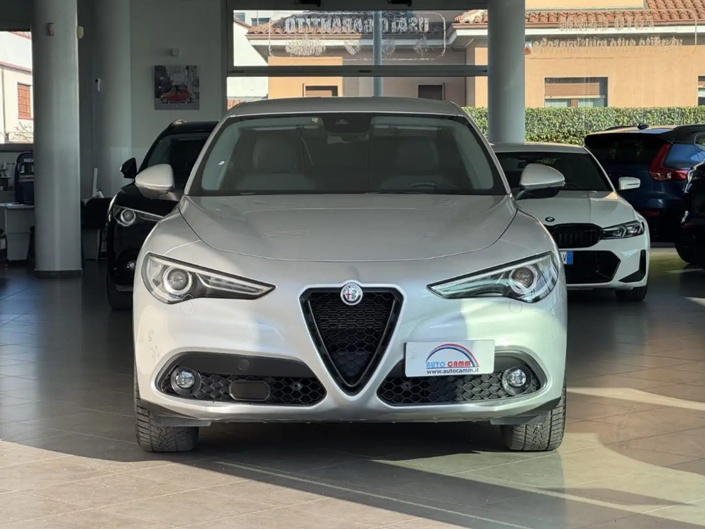 Alfa Romeo Stelvio 2.2 Turbodiesel 190 CV AT8 Q4 Sprint Silber - 2