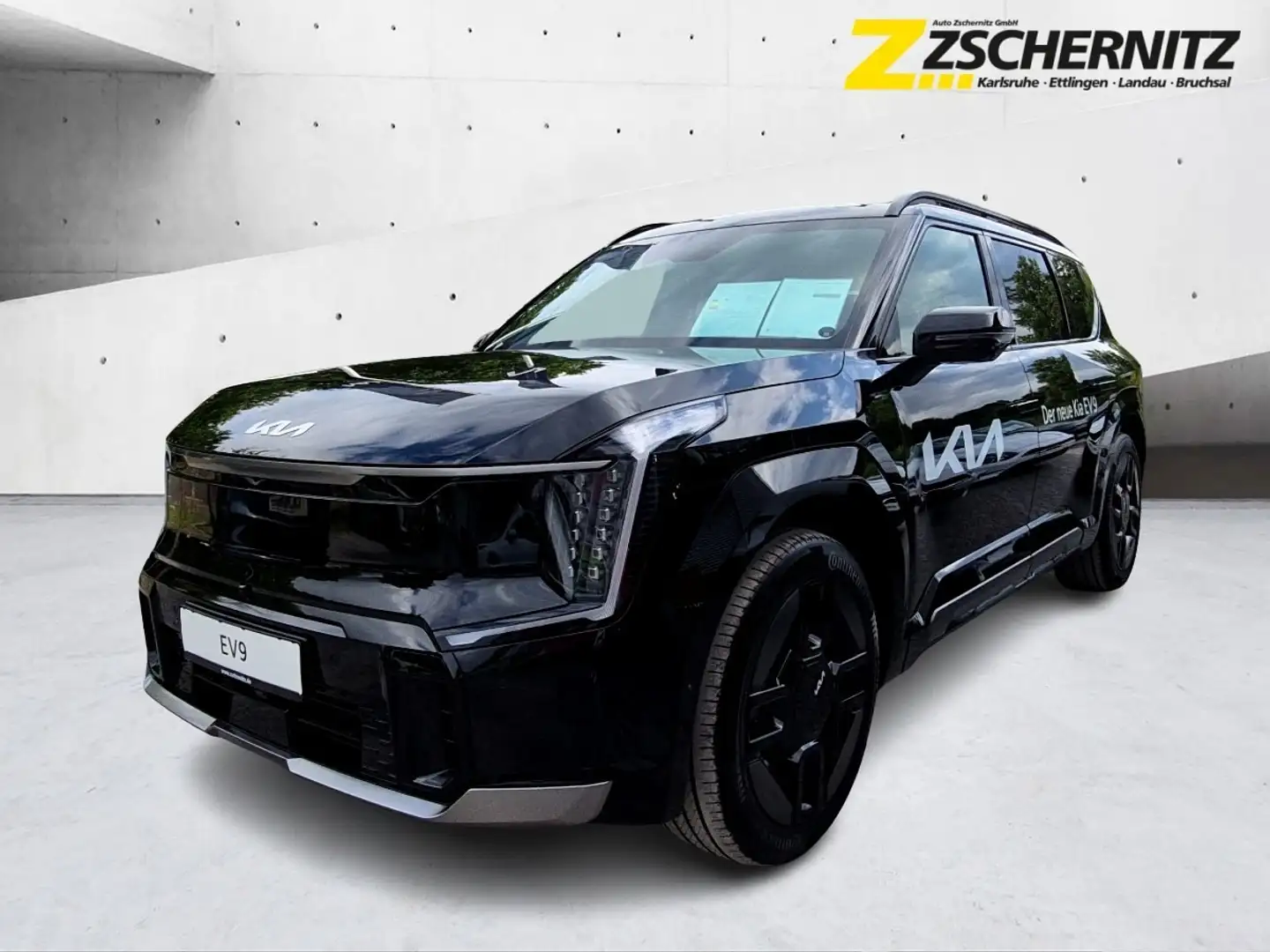 Kia EV9 AWD GT-line 99,8-kWh Duales Panorama-Glasdach Schwarz - 2