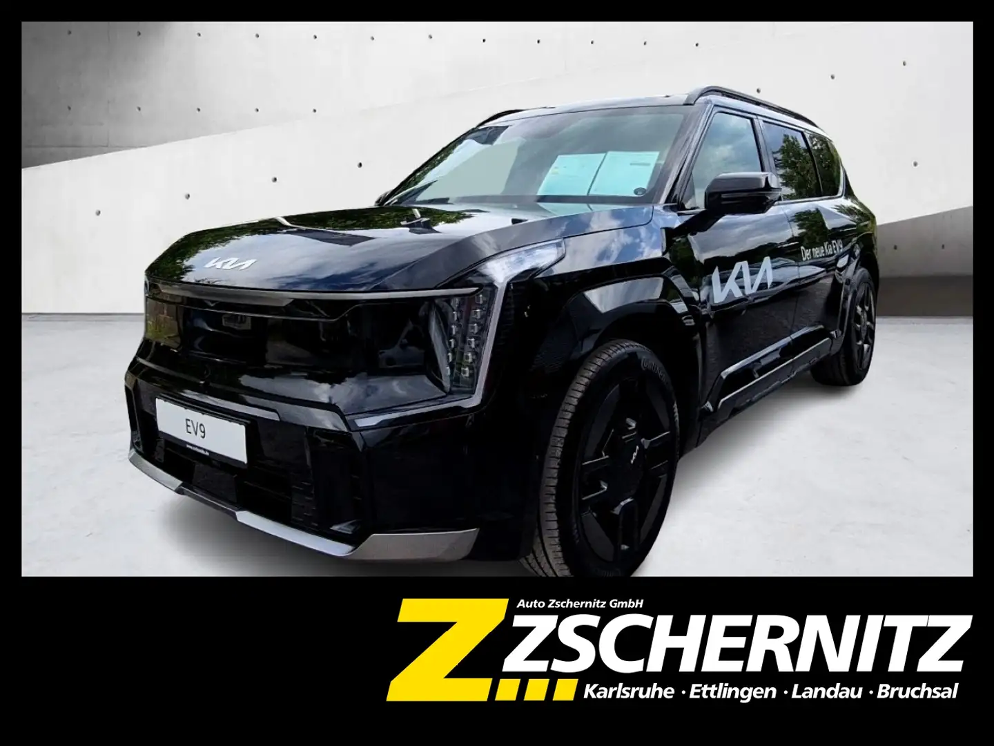 Kia EV9 AWD GT-line 99,8-kWh Duales Panorama-Glasdach Schwarz - 1