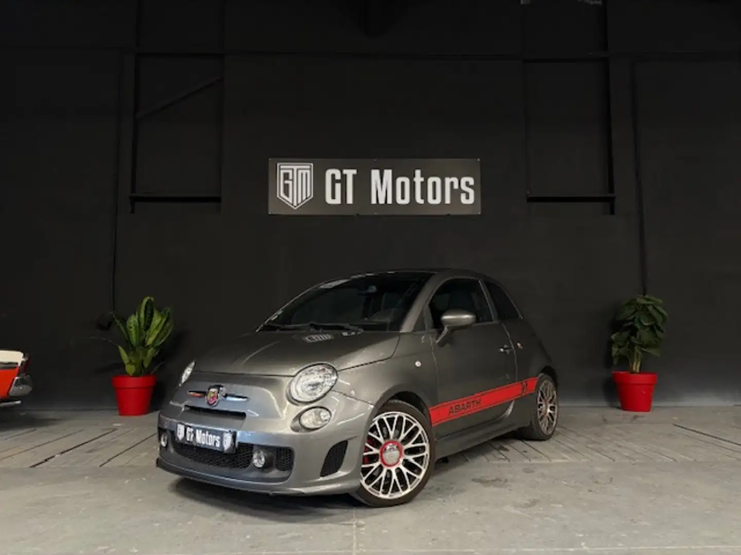 Abarth 500C 1.4 TURBO T-JET 140CH 595 BVA Gris - 1