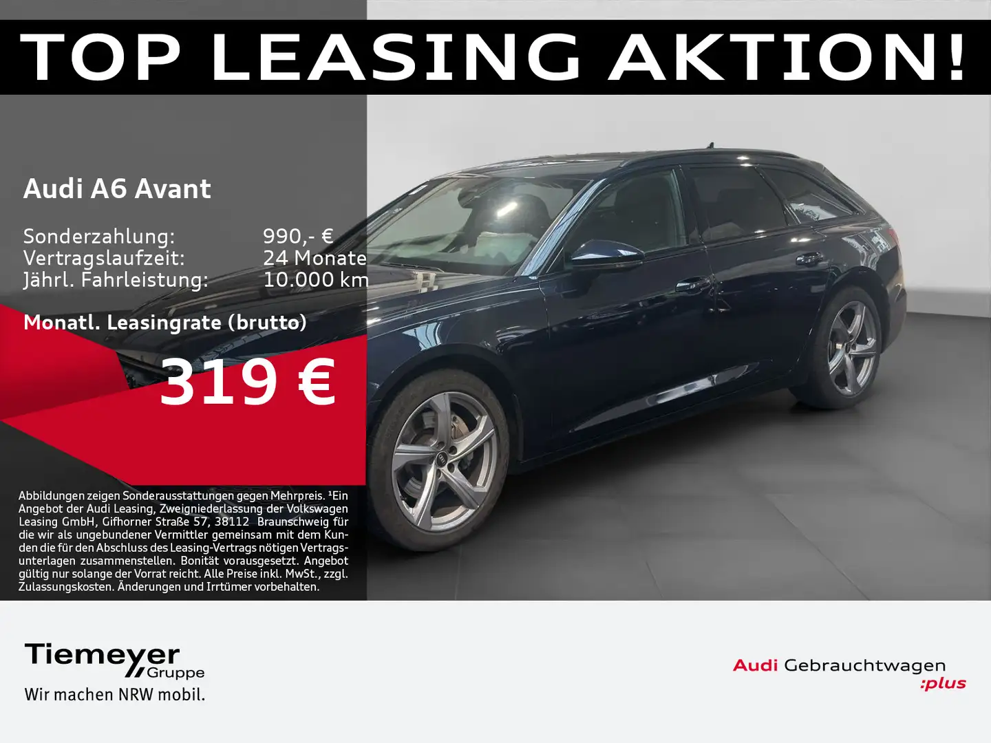 Audi A6 45 TDI Q ADVANCED MATRIX ACC AHK KAMERA Blau - 1