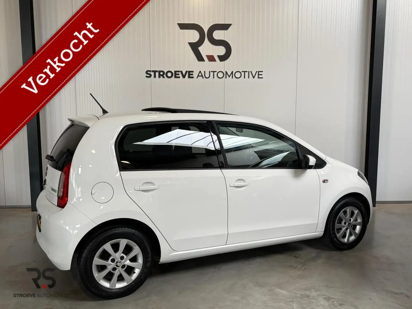 Skoda Citigo 1.0 MPI 60 pk handg. Greentech Arctic Air | Navi | Белый - 2