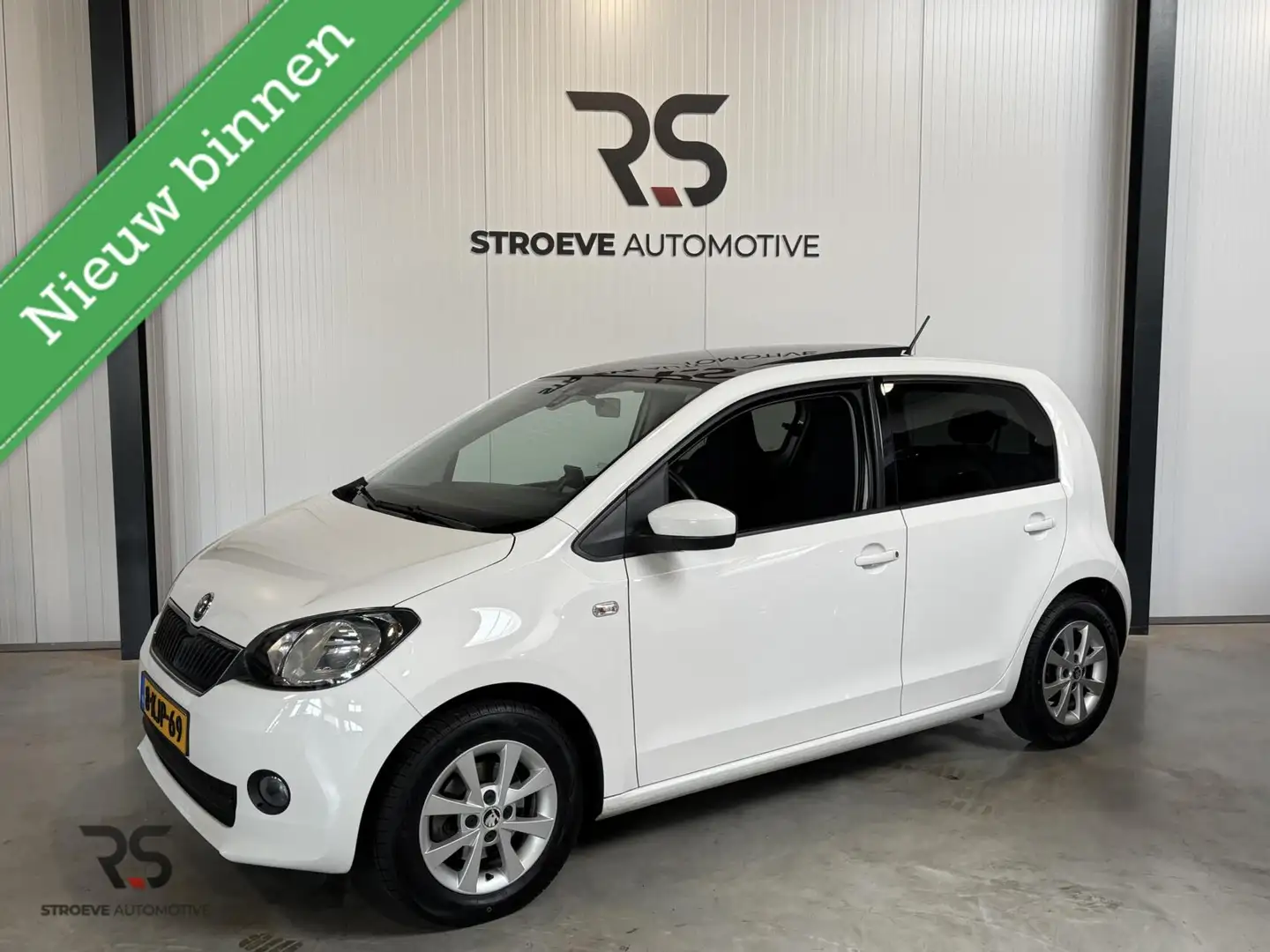 Skoda Citigo 1.0 MPI 60 pk handg. Greentech Arctic Air | Navi | Wit - 1