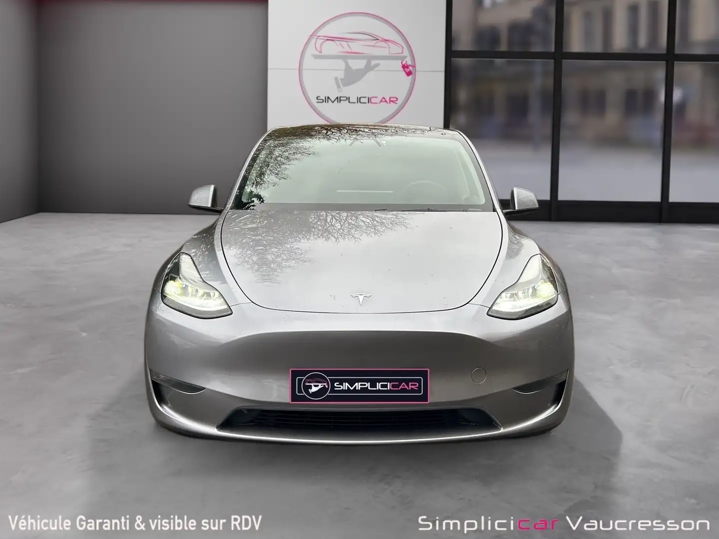 Tesla Model Y PERFORMANCE 534ch QUICKSILVER Gris - 2