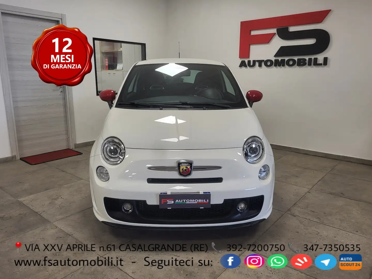 Abarth 500 1.4 16v turbo t-jet Stage2 bijela - 2