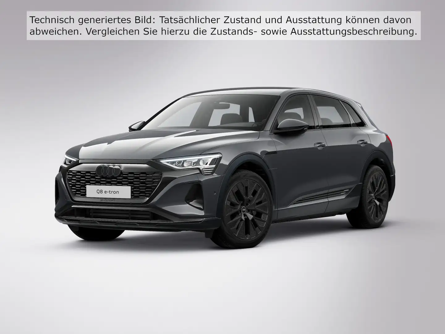 Audi Q8 e-tron advanced 50 qu. AHK RFK NAVI AIR VIRTC Grau - 2