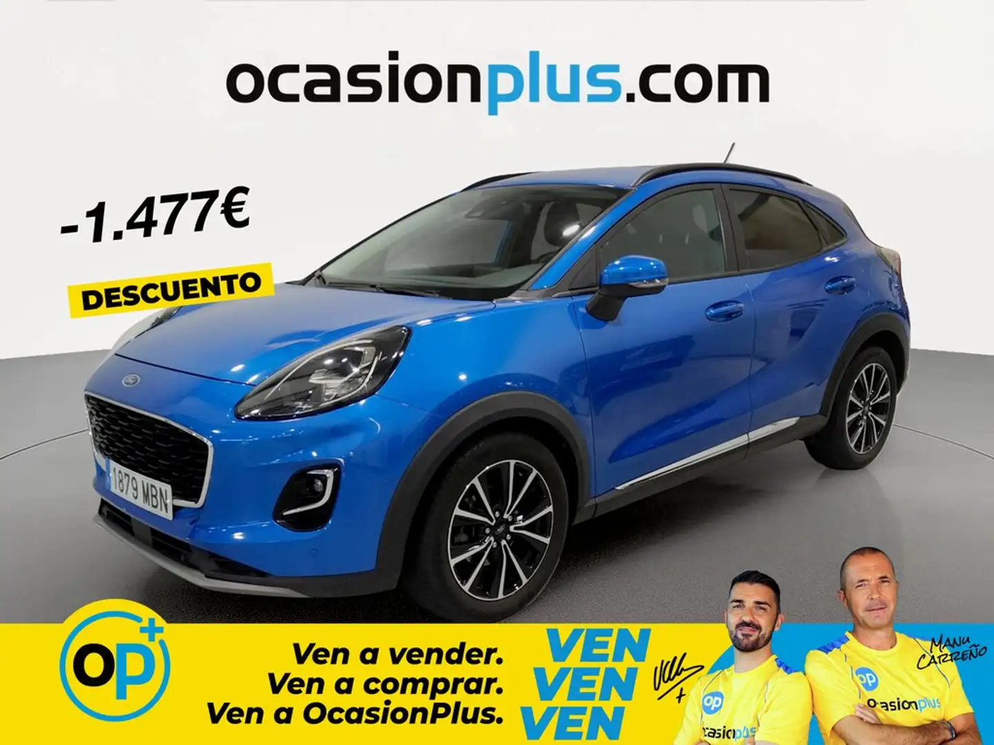 Ford Puma 1.0 EcoBoost MHEV Titanium 125 Azul - 1