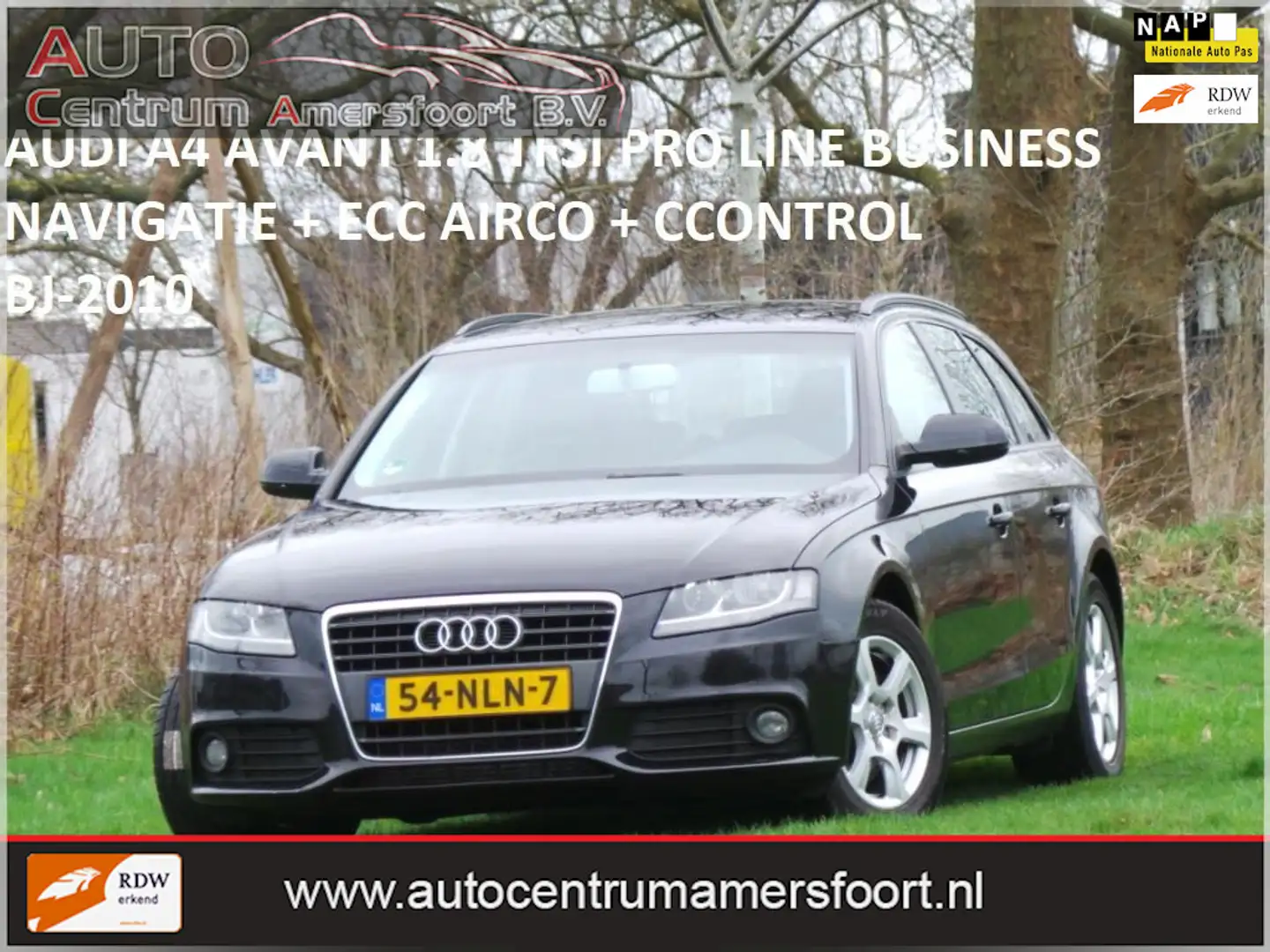 Audi A4 Avant 1.8 TFSI Pro Line Business ( INRUIL MOGELIJK Zwart - 1