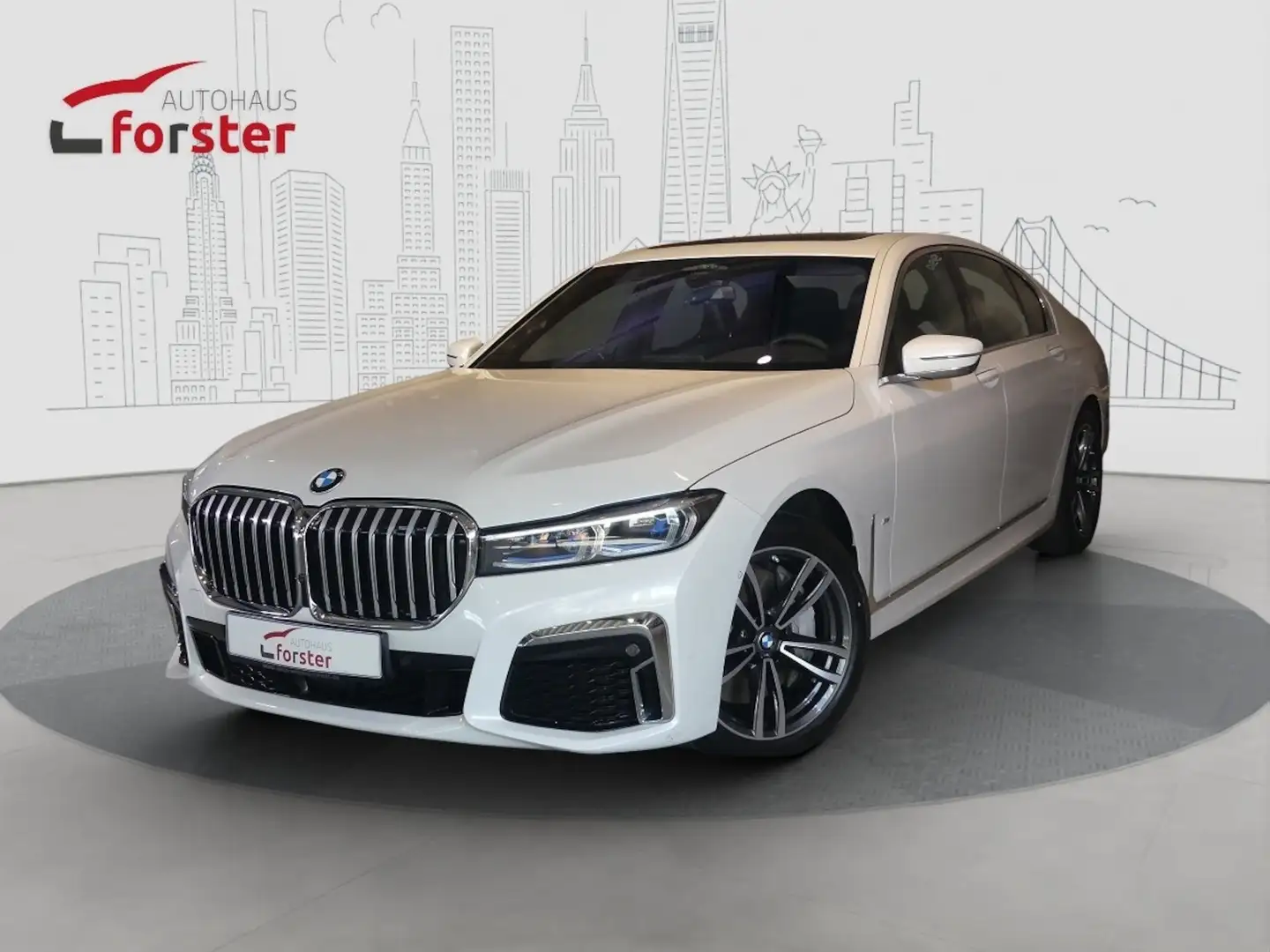 BMW 740 740d xDrive M Sport Laserl. ACC Standh. Sounds. Blanco - 1