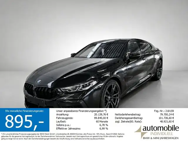 BMW M8 Competition Gran Coupé xDrive Laser ACC Park+