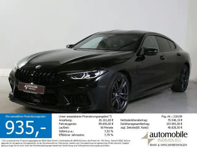 BMW M8 Competition Gran Coupé xDrive Laser ACC Park+