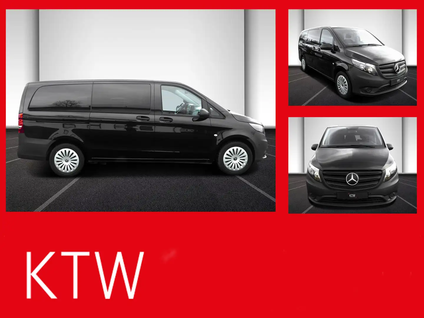 Mercedes-Benz Vito 116CDI lang,TourerPro,2xKlima,9Sitze,Kamera Schwarz - 1