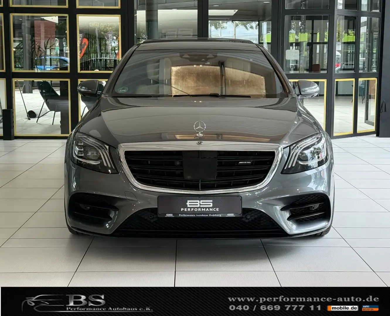 Mercedes-Benz S 400 d 4M. |AMG|ACC|HUD|PANO|MASSAGE|CARBON|BURM Gris - 2