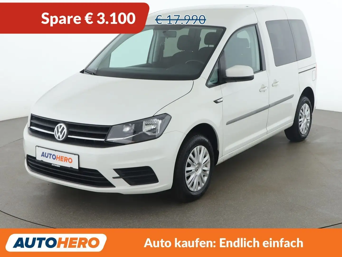 Volkswagen Caddy 1.0 TSI Trendline BlueMotion Weiß - 1