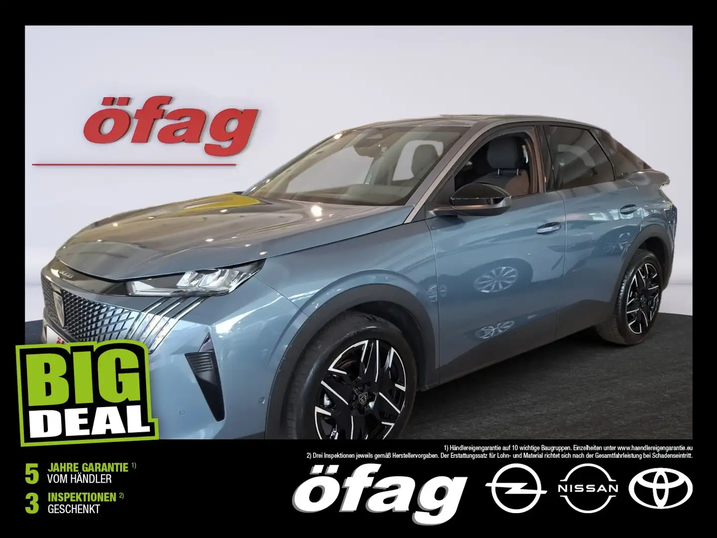 Peugeot 3008 1.2 136 Allure LED+SHZ+2xKlima+Kam.+KlimaA Blau - 1