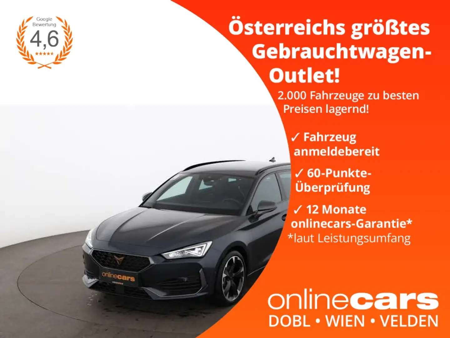 CUPRA Leon Sportstourer 1.5 eTSI Aut LED RADAR LEDER Grau - 1