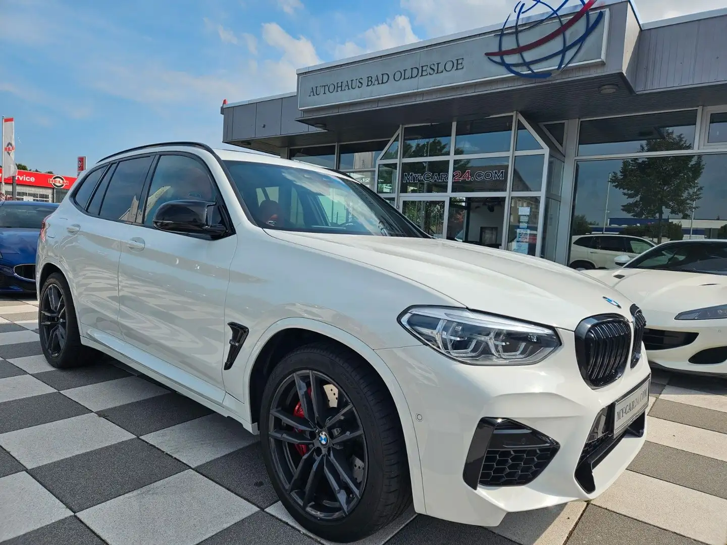 BMW X3 M Competition+Panorama+Innovations Paket Blanc - 1