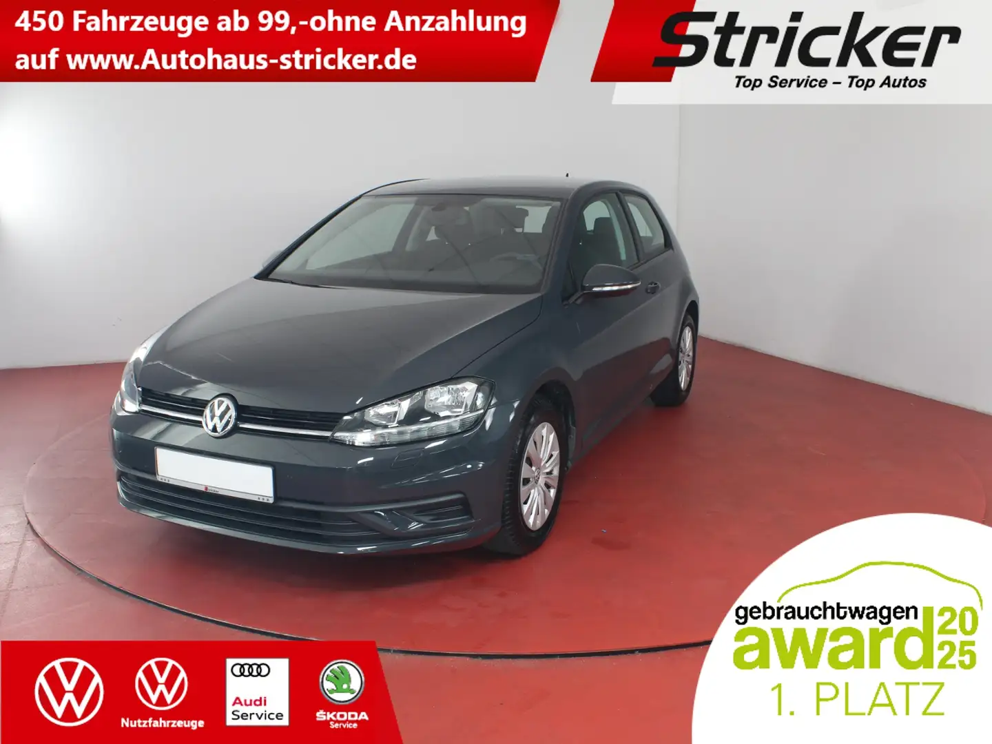 Volkswagen Golf Trendline 1.0TSI Sitzheizung Klima Silber - 1