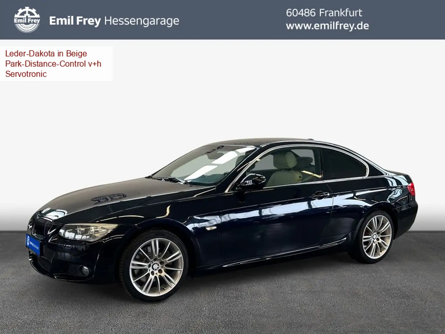 BMW 325 i xDrive Coupe Aut M-Sport-Paket Leder Navi Xen Noir - 1