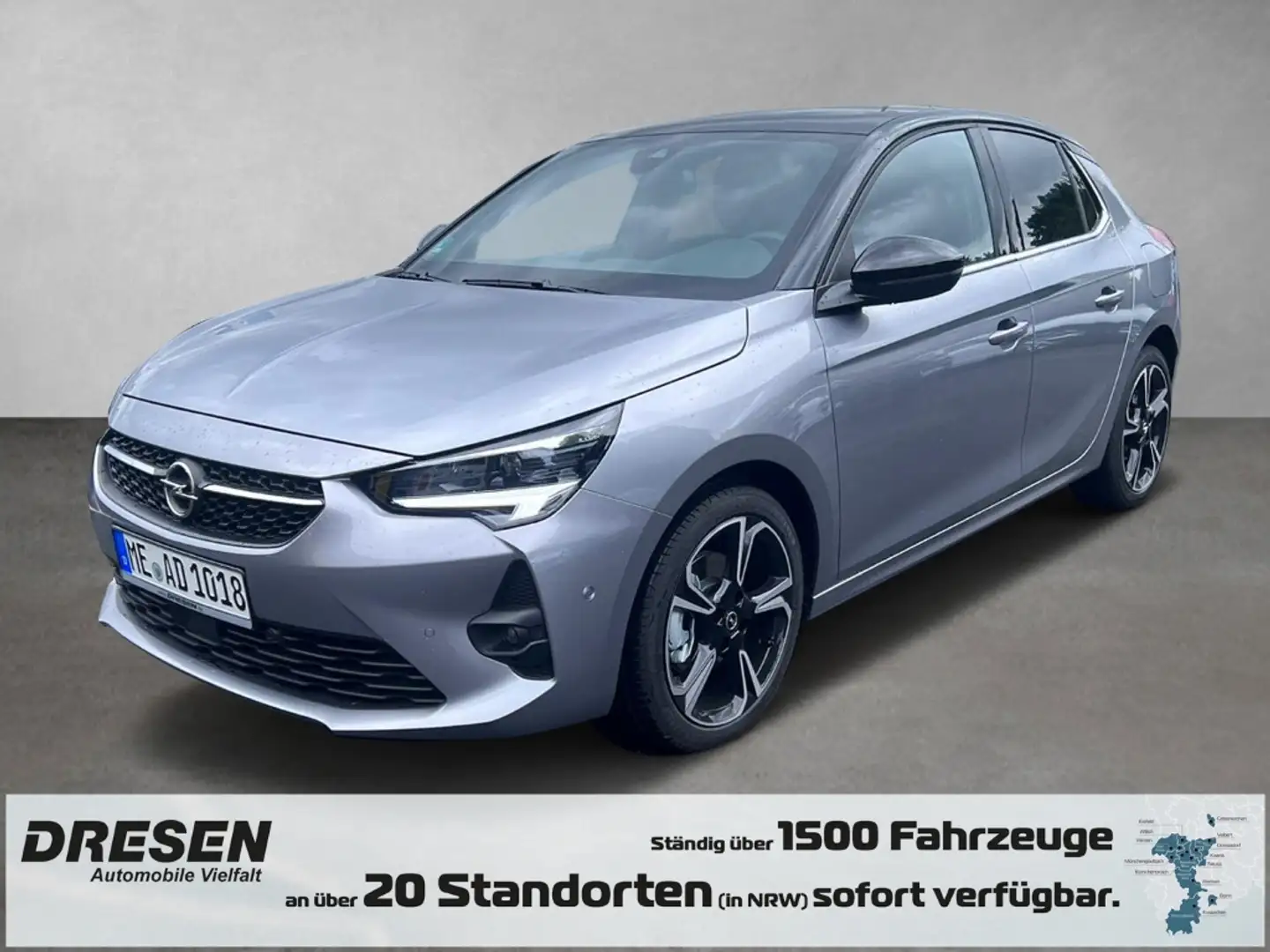Opel Corsa F GS Line 1.2 Ultimate-Paket+Panorama+LED Gris - 1