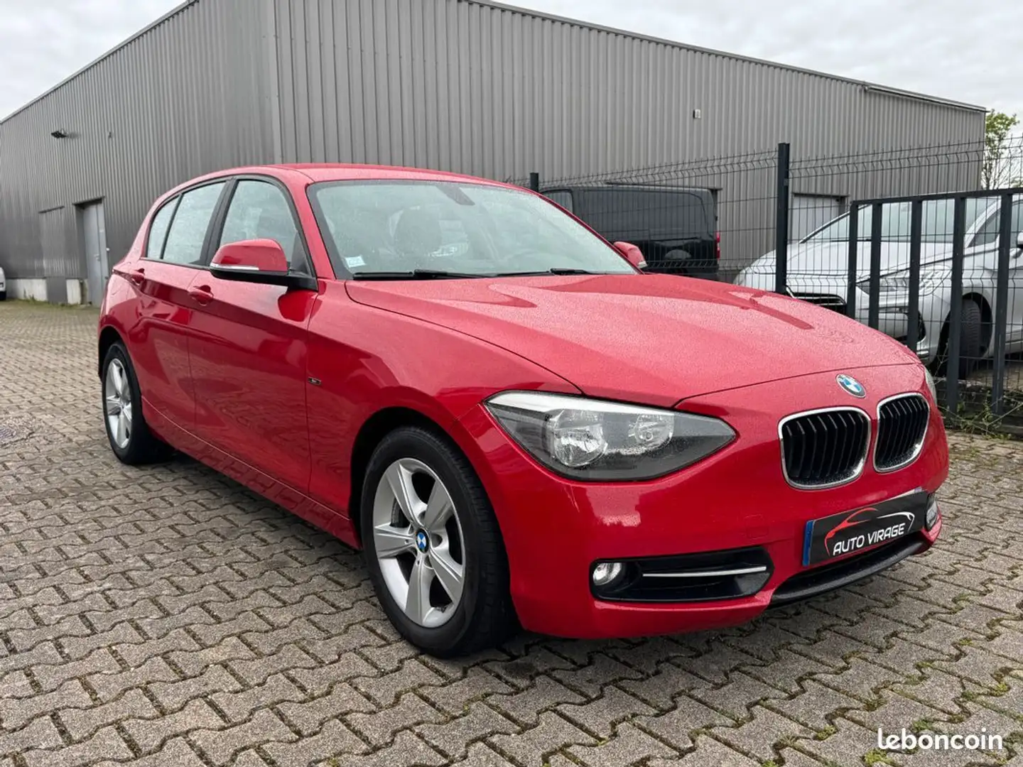 BMW 116 Serie F20 116i BVA Pack Sport Line Garantie 12 mois Rouge - 2