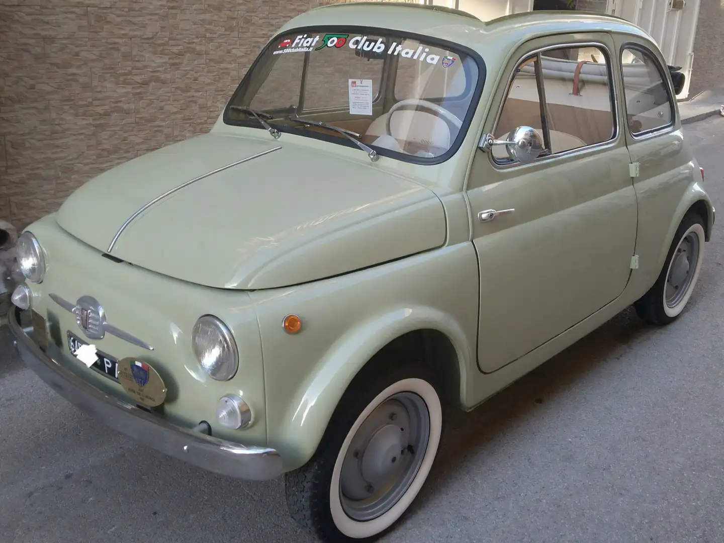 Fiat 500 Fiat nuova 500N economica vetri fissi Verde - 2