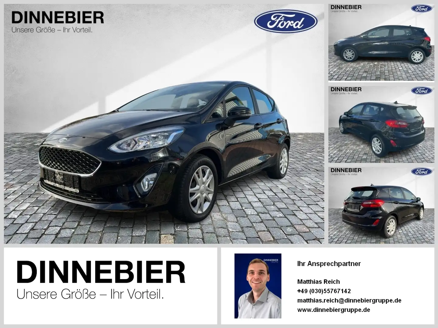 Ford Fiesta Cool & Connect Winterp. SHZ Schwarz - 1
