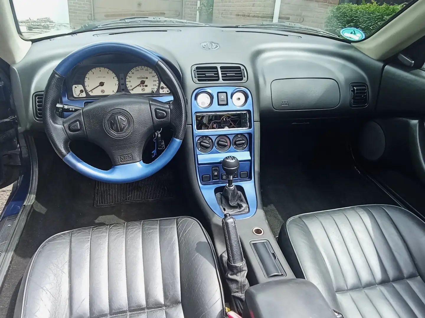 MG MGF Tahiti blue, Top gepflegt, Leder Blau - 2