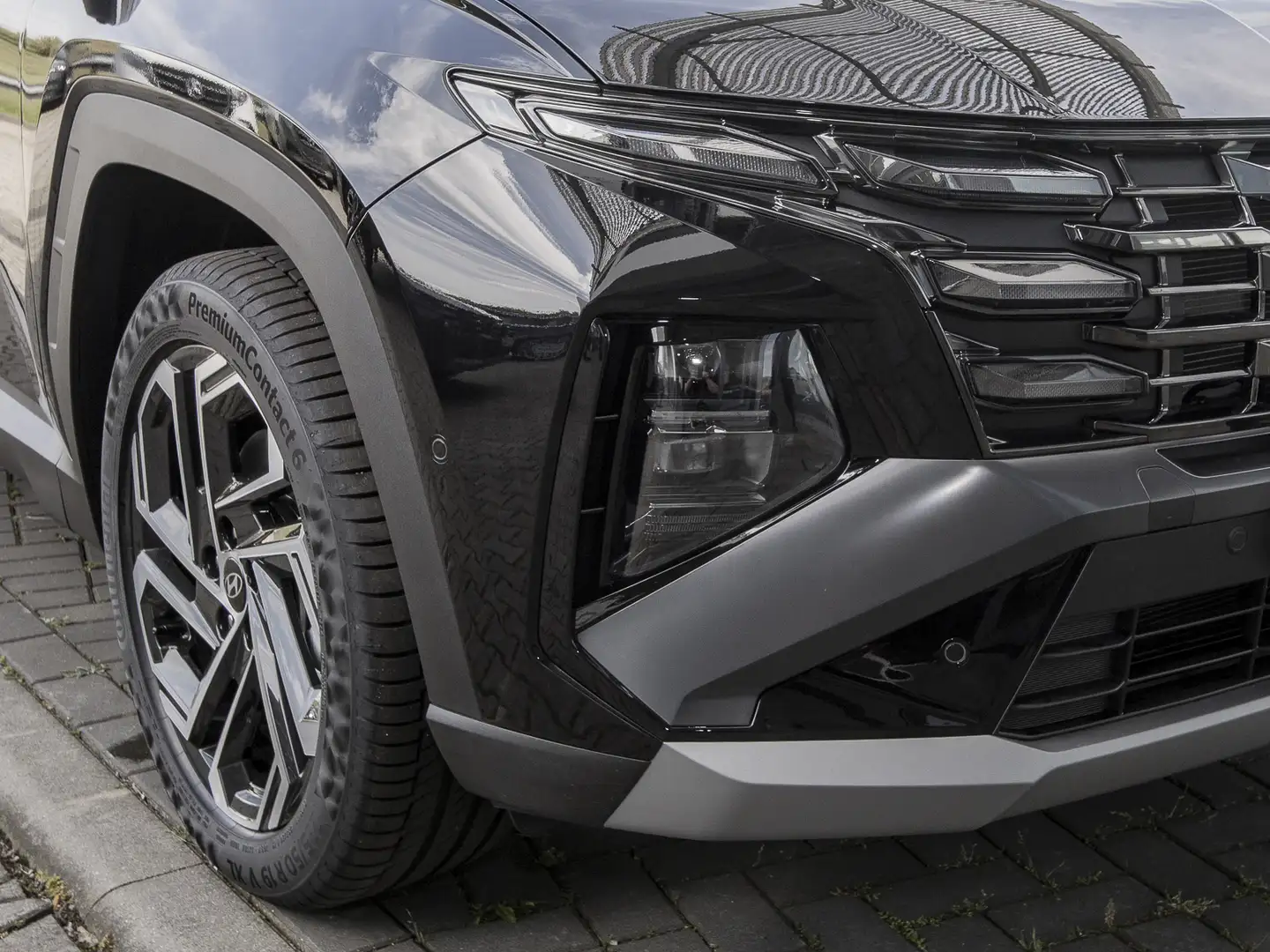 Hyundai TUCSON Mild-Hybr.+LED+Navi+virt.Cockp.+sofort Zwart - 2
