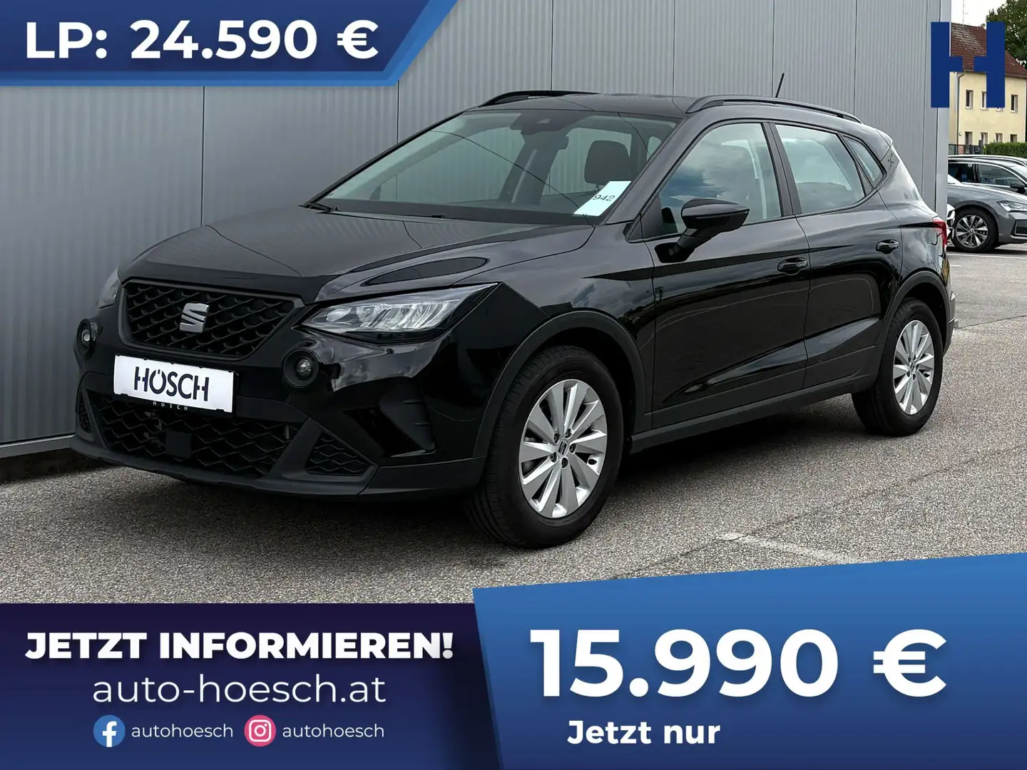 SEAT Arona 1.0 Eco TSI Style 8-fach TOP-ANGEBOT Schwarz - 1