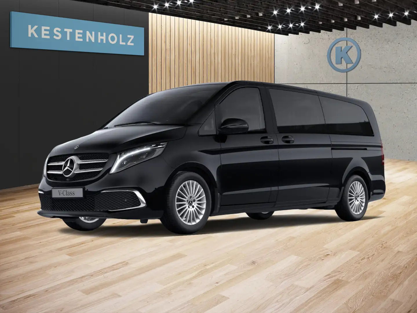 Mercedes-Benz V 300 V 300 d EDITION Extralang *AVANTGARDE*AHK*SHZ* Schwarz - 1