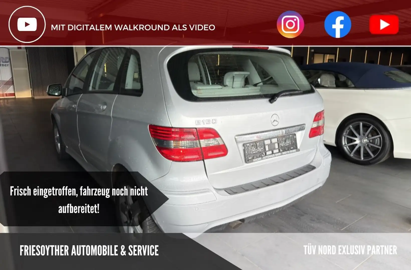 Mercedes-Benz B 150 *50.tkm* Klimaanlage Einparkhilfe Silber - 2