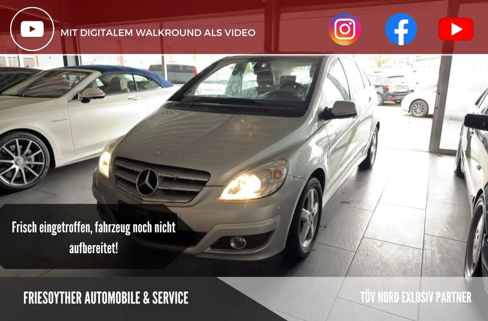 Mercedes-Benz B 150 *50.tkm* Klimaanlage Einparkhilfe Silber - 1