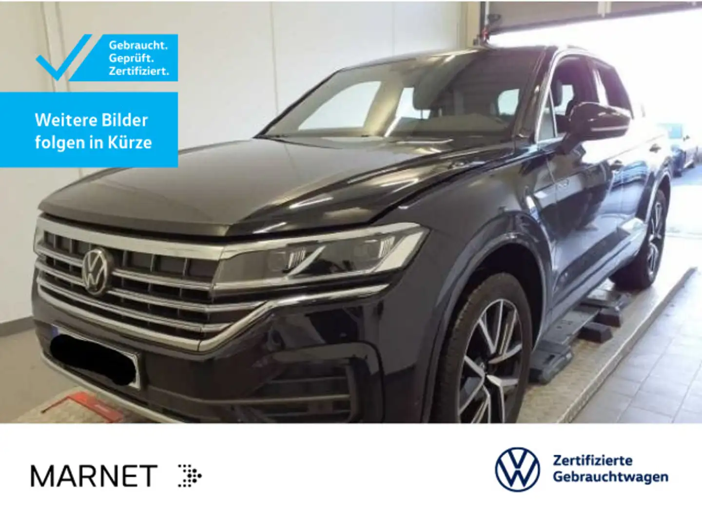 Volkswagen Touareg 3.0 V6 TDI R-Line 4Motion Navi*AHK*El.He Schwarz - 1