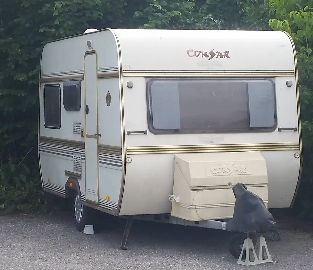 Caravans-Wohnm Sonstige Poly Corsar 370 Wohnwagen Weiß - 1