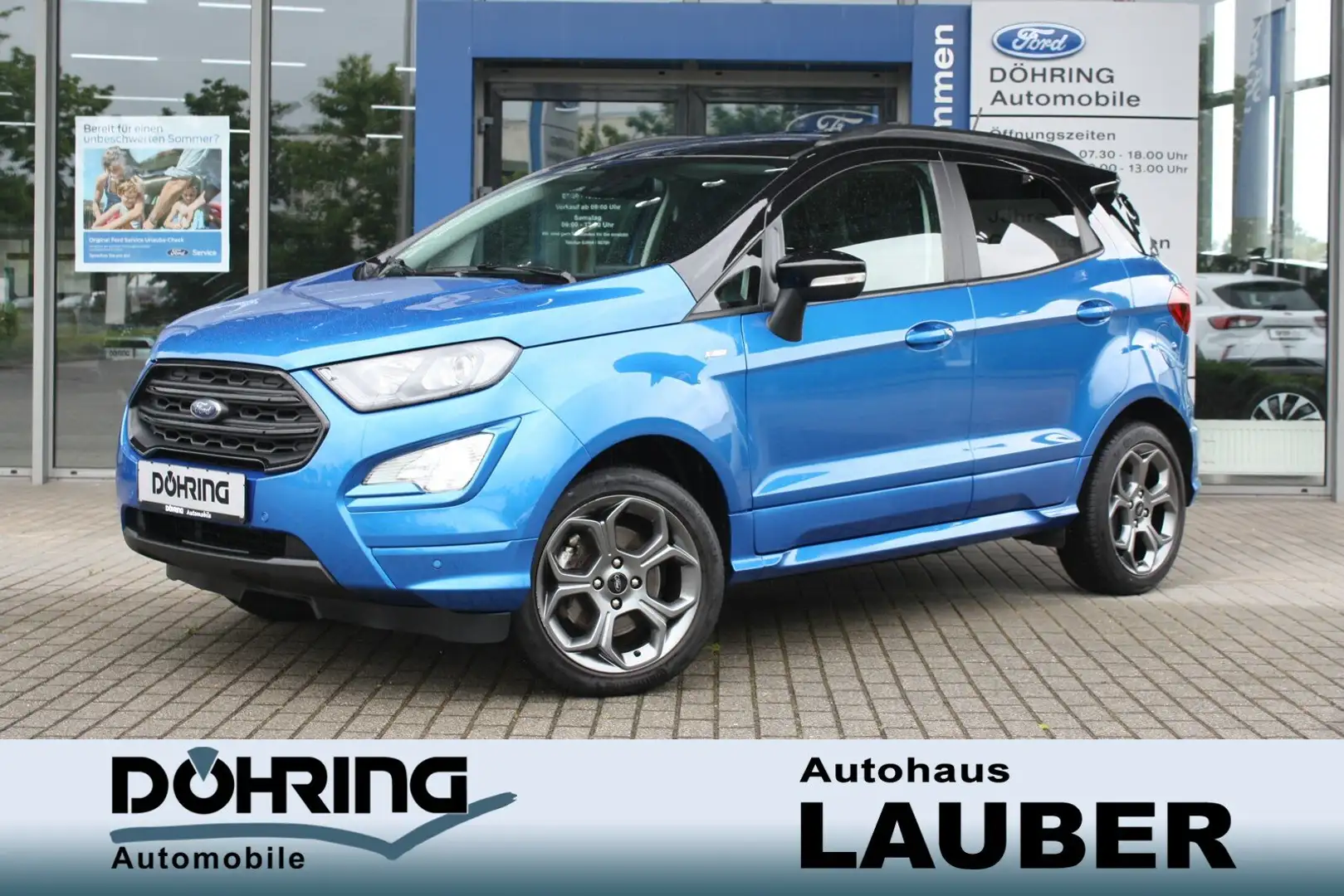 Ford EcoSport EcoSport EcoBoost 125PS ST-Line**LED,TWA,Kamera Blauw - 1