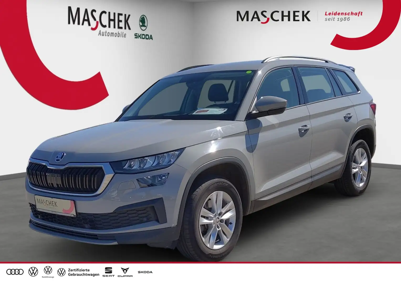 Skoda Kodiaq 2.0 TDI *nur an Gewerbe* AHK LED PDC Sitzh Grau - 1