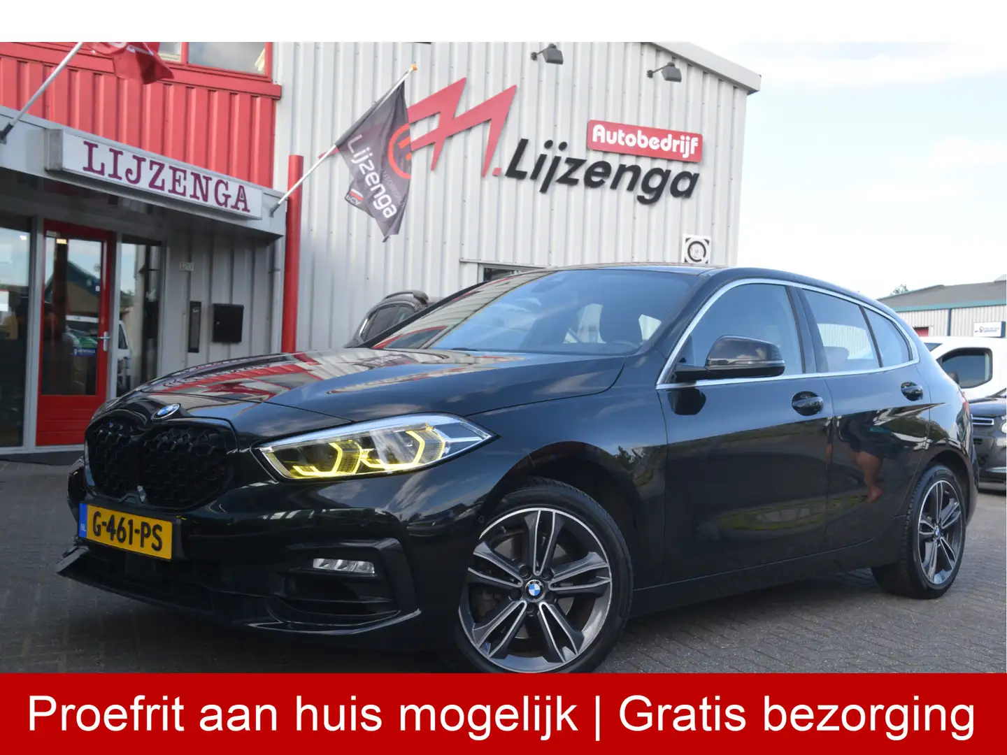 BMW 118 1-serie 118i Executive Edition LED | Hifi | Carpla Zwart - 1