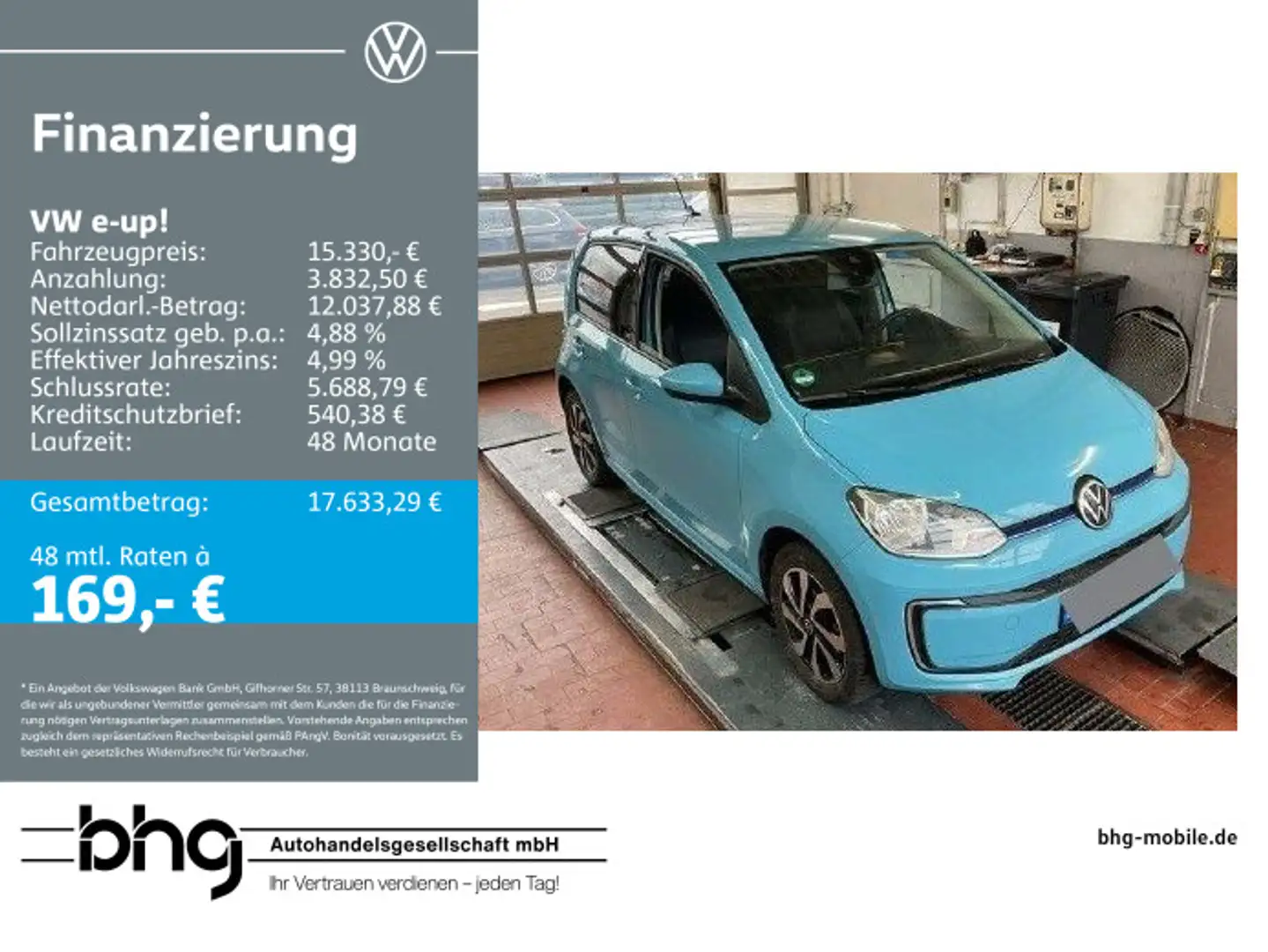 Volkswagen e-up! . Blau - 1