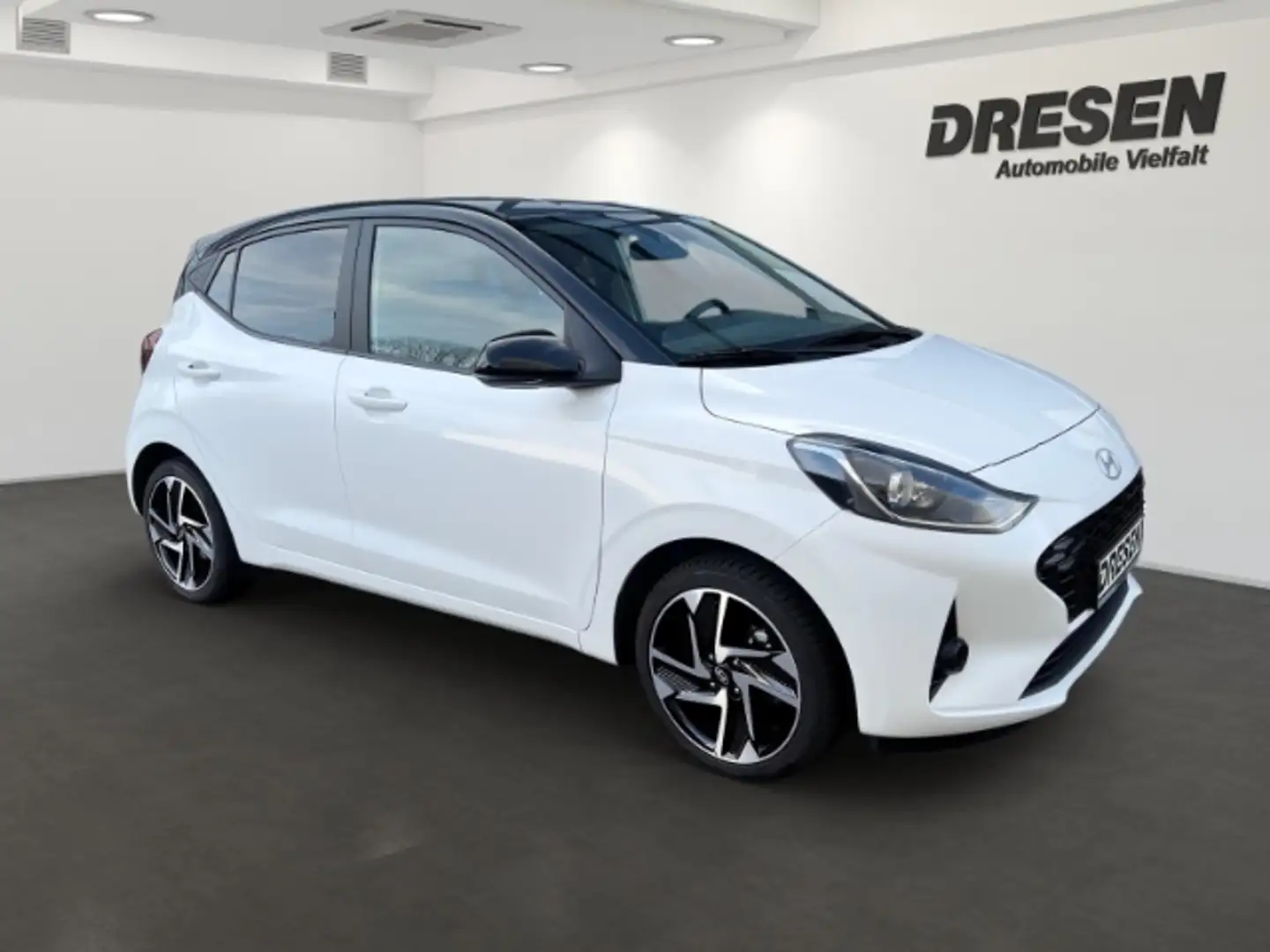 Hyundai i10 1.2 Prime+Automatik+Navi+Sitzheizung+Kamera Blanc - 2
