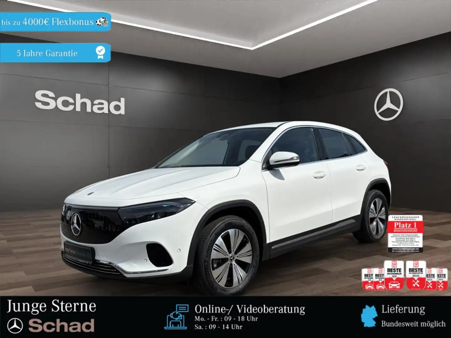 Mercedes-Benz EQA 350 4M PROGR+MBUX+LED+KAM+AHK+EASY-P.+DISTR+ Bianco - 1